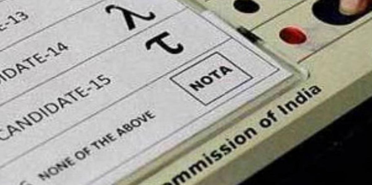 9.5 lakh voters in Bihar chose NOTA option